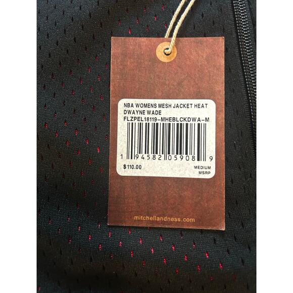 NBA Mitchell & Ness Miami Heat Womens Wade Legacy Sweater/Jacket - Medium - Picture 8 of 8